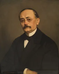 De minister Leopold Ritter Hasner von Artha