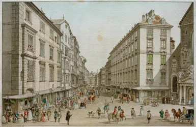 De Kohlmarkt in Wenen