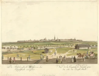 Wenen gezien vanuit de Josephstadt