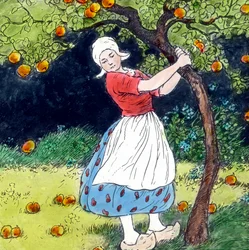 Broers Grimm - Sprookjes - Vrouw Holle, circa 1910