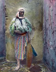 Marokko, Marokkaanse vrouw, beelddatum: circa 1910. Carl Simon Archief