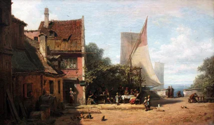 Oude herberg aan het Starnberger Meer