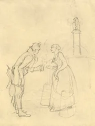 Der Schüchterne Freier, midden-late 19e eeuw, c1924