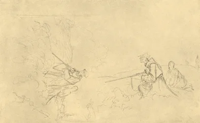 Der Sonntagsjäger, midden-late 19e eeuw, c1924