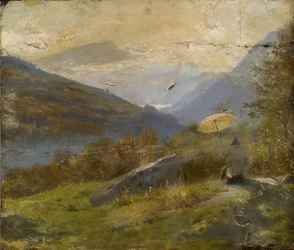De schilder, ca. 1860