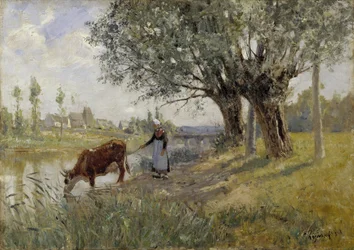 Platteland bij Grez-sur-Loing