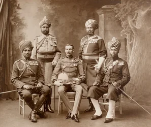 Indiase ordonnansofficieren van de koning