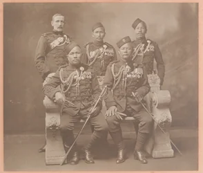 Koninklijke Indiase ordonnansofficieren van de Gurkha-regimenten