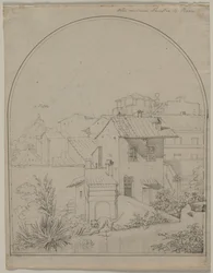 Uitzicht vanuit Mijn Raam in Rome, ca. 1817