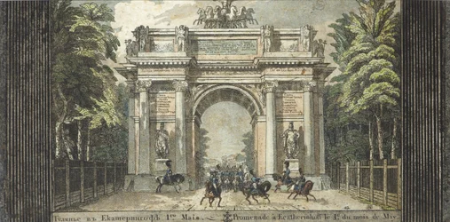 Festival in Catherinehof, 1824-1825