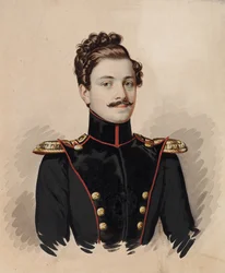 Portret van Artemy Dmitrievich Raevsky 1814-1853
