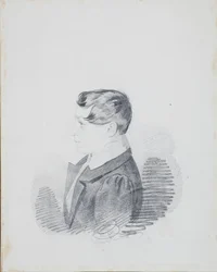 Portret van graaf Leonid Mikhailovich Golitsyn 1806-1860, 1830s