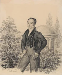 Portret van Nikolay Alexandrovich Kokoshkin 1792-1873, begin 1820s