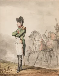 Keizer Napoleon Bonaparte I (1769-1821) bij Austerlitz