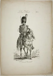 Koninklijke Wacht, Normandische Bereden Grenadier en Paard, Nr. 1