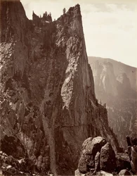 Sentinel Rock, Yosemite, ca. 1872, gedrukt ca. 1876