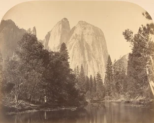 Cathedral Rock, Rivierzicht, 1861