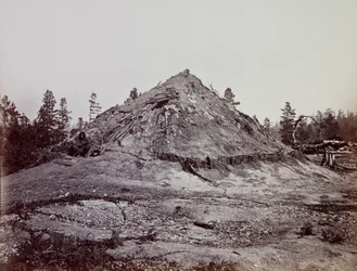 Indiaans zweet huis, Mendocino County, Californië
