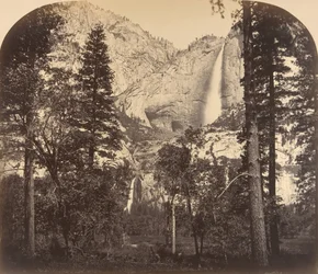 Yosemite Waterval. Door de Vallei. 2637 Ft.