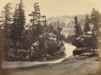 Waterval - Nevada Fall - 700 voet, Yosemite