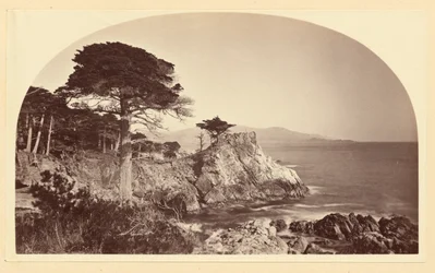 [Cypress Point vanaf Cypress Drive, Monterey, Californië]