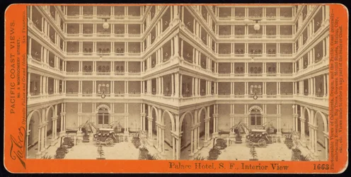 Palace Hotel, S.F., interieur