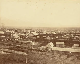 Utah - Gezicht op Salt Lake City, Utah