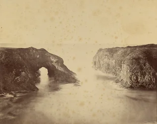 [Gezicht op de Pacifische kust, Mendocino]