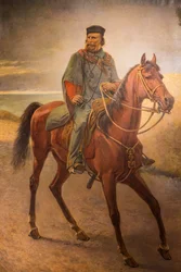 Giuseppe Garibaldi te paard