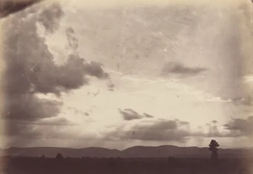 Wolkenstudie, Romeinse Campagna,c. 1860 (foto)