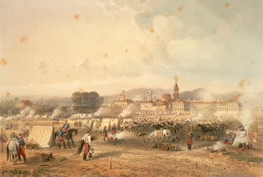 Novara, het veld van Afrikaanse jagers