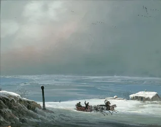 Omgeving van Odessa in de winter, 1841