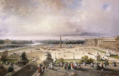 Place de la Concorde, Parijs, 1853