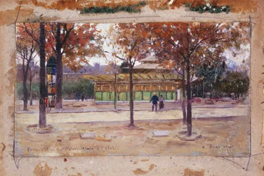 Ingang van de metro, place de l