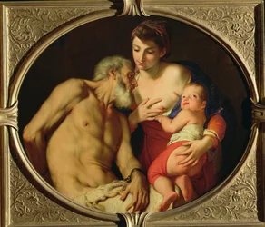 Romeinse liefdadigheid (Cimon en Pero), c.1690-1700