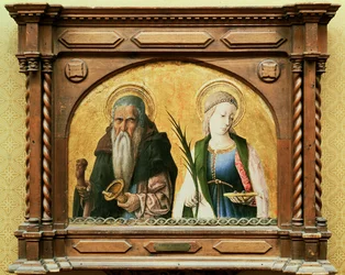 St. Antonius de Kluizenaar en St. Lucia, ca. 1470