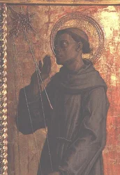 Sint Franciscus, detail van het San Silvestro polyptiek