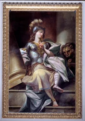 Allegorie van de dertien waarden van de republiek: de Kracht