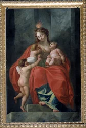 Allegorie van de dertien waarden van de republiek: de Liefdadigheid