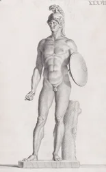 Standbeeld van Mars