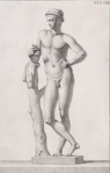Standbeeld van Mercurius