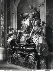 Monument voor Paus Innocentius XI, ca. 1697 (marmer)
