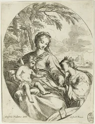 Het mystieke huwelijk van Sint-Catharina
