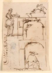 Tekeningen, Schetsen, 1725-50
