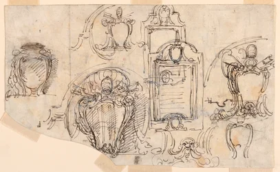 Tekeningen, Schetsen, 1740-58