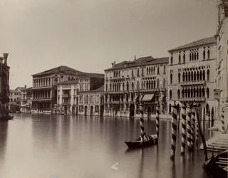 Venetië. Het Canal Grande met zicht op Ca