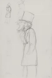 Schets voor een Karikatuur, Mogelijk van G. Russell