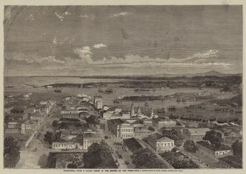 Sebastopol, vanuit een wachttoren in het centrum van de stad