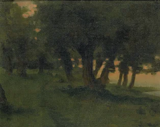 Aan de oever van de Rijn, bij St. Germain op de Mont d