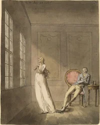 Amalia en Franz Moor uit Schillers "De rovers"